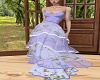lavender floral gown