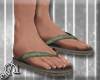 Kamea Leather Flip Flops