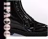 ♕ Black leather boots
