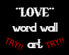♦AV♦ "LOVE" Word