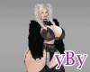 yBy Dei Black Fur