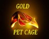 Gold Pet Cage