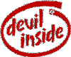 Devil Inside Sticker