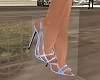 Ice Blue Slingback Heels