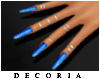 Lux Light blue Nails