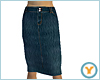 Knee Length Denim Skirt