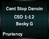 BeckyG- Cant Stop Dancin