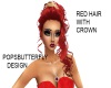 RED HAIR WITH CROWN