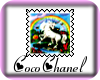 (CC) Unicorn Stamp