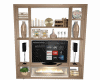 Shelves with TV