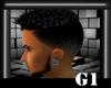 [G1] M NY giants earring