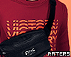 ✖ Waist bag+Sweater.