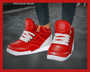 Candy Apple Red Sneakers