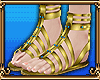 Lemuria Golden Sandals
