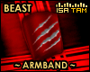 !T Red Beast Armband
