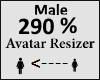 Avatar scaler 290% Male