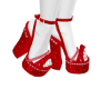 Red Bow Heels