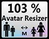 Avatar Scaler 103%