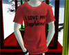 WJB Red Boyfriend Tee