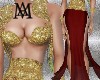 *Gold&Silk Gown V2/Red