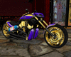 Purple&Gold Drag Bike