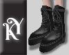 K - Black Boots