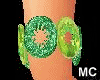 M~Irish green bracelets