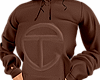 designer hoodie brown