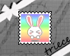 {T}angry bunny stamp