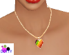 skittles heart necklace