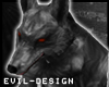 #Evil Dark Wolf Head