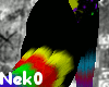 *NK* Rainbow Wolf Tail
