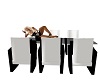 BLK/WHITE DINEING TABLE