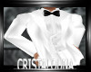White vest + shirt + bow