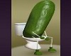 Cucumber on Toilet