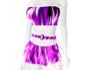 Purple Glow Flame Skirt