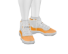 Orange Jordan 11s