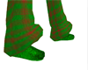 Green Fuzzy Slippers