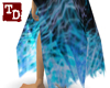 Blue Fire Shawl