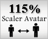 115% Avatar Scaler