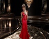 Elegan Red Evening Gown
