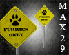 Furries Only road sign