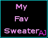(AJ) My Fav Sweater
