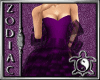 Holiday Purple Bow Dress