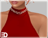Red Bow Back Gown