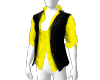 Yellow Shirt Black Vest