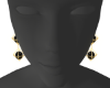 *Gold/Onyx Earrings