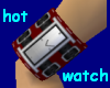 *red stylish watch*