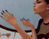 Onyx Black Nails
