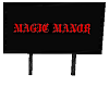 MAGIC MANOR FLOOR SIGN